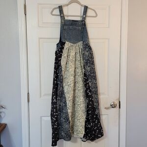 Women's Oversized Boho Overall Dress